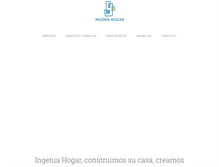 Tablet Screenshot of ingeniahogar.es
